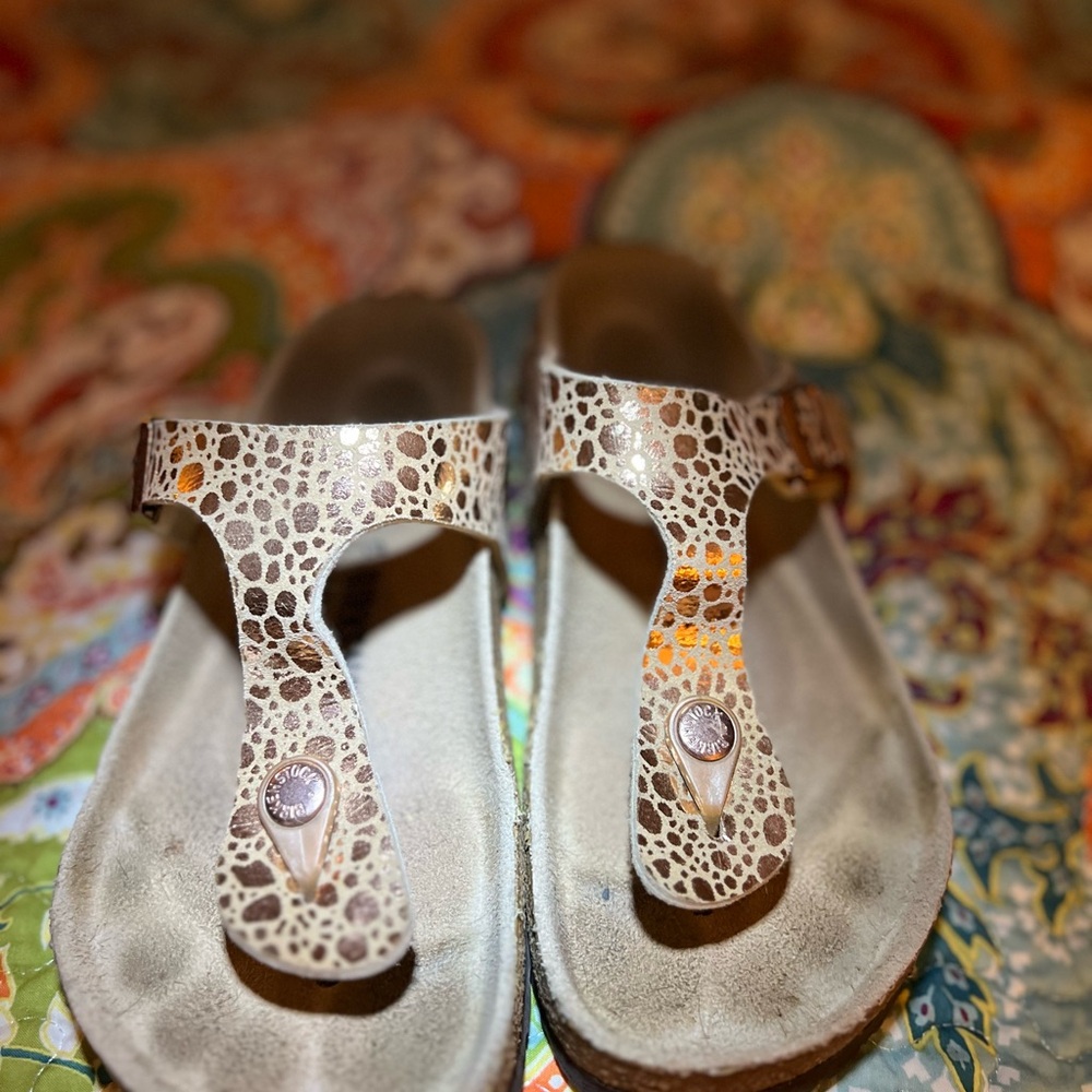 Birkenstock Leopard Print Sandals